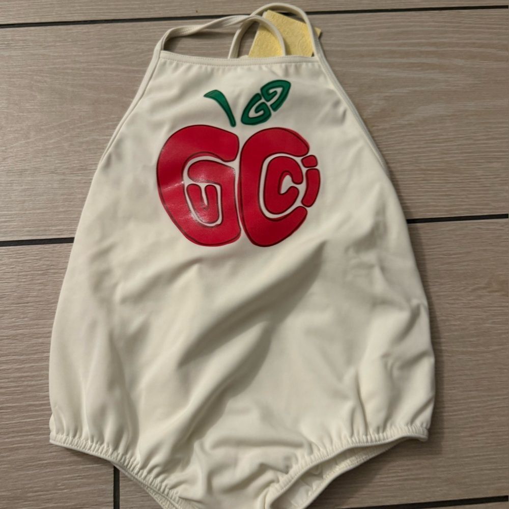 Brand new Gucci kids babies size 2 one piece swimsuit